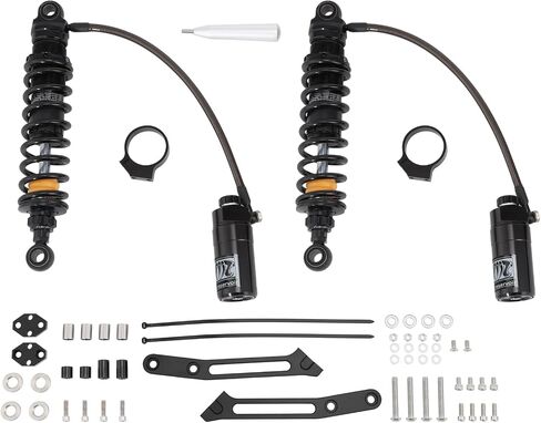 TCMT Remote Reservoir Rear Suspension Shocks Fit For Harley Touring Road Glide Road King Street Glide 2014-2024 in Saudi Arabia