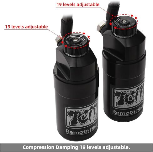 TCMT Remote Reservoir Rear Suspension Shocks Fit For Harley Touring Road Glide Road King Street Glide 2014-2024 in Saudi Arabia