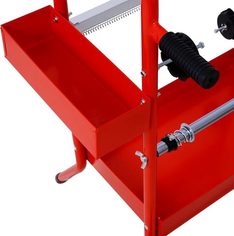 Mobile 18" Multi-Roll Masking Paper Machine with Storage Trays, Versatile for Various Paper Sizes, Efficient Design, Red in Saudi Arabia
