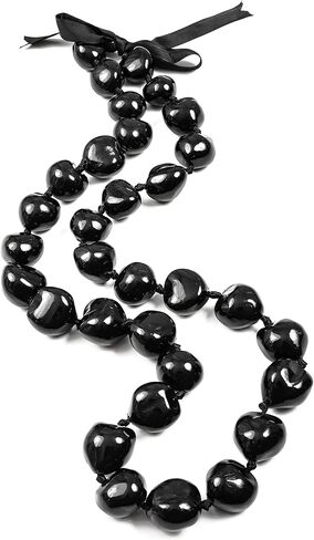 aloha outlet Black Kukui Lei Muled 3pack ، 6pack ، 10pack in Saudi Arabia