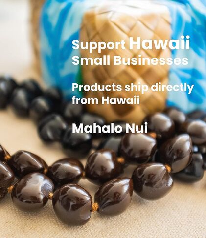 aloha outlet Black Kukui Lei Muled 3pack ، 6pack ، 10pack in Saudi Arabia