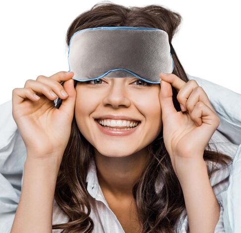 Heated Masks for Dry Eyes, Warm Compress Moist Heat for Blepharitis & Stye Eye Treatment, Microwave Activated Heating Pad, Lavender Sleep Mask in Saudi Arabia