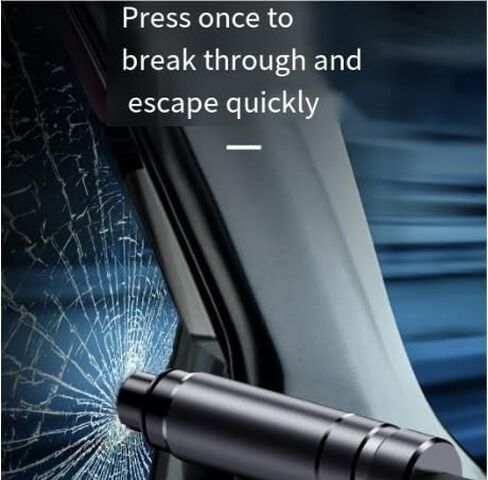 4 مساءً أداة الهروب من سيارة هامر هامر وقطعة حزام الأمان ، 2025 مكسور نافذة مطرقة الحياة in Kuwait