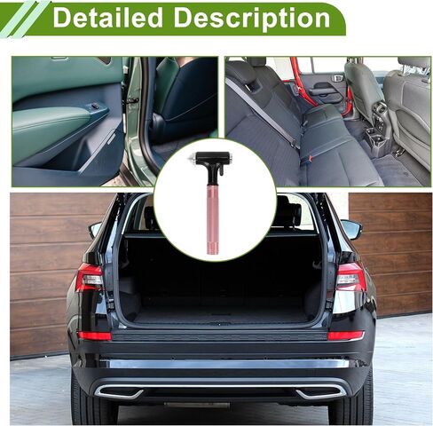 Universal Car Safety Hammer Breaker Urgent Escape Tool Black Pink Aluminy Aluminy Tungsten Steel in Kuwait