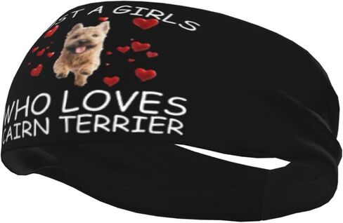 مجرد فتيات يحبون Cairn Terrier Sportsbledger Resisture Wicking Bickband لتشغيل التمرينات in Saudi Arabia