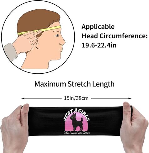 مجرد فتيات يحبون Cairn Terrier Sportsbledger Resisture Wicking Bickband لتشغيل التمرينات in Saudi Arabia