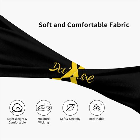 Cancer Believe Childhood Cancer Gold Ribbon Adjustable Sports Headband Moisture Wicking Sweatband for Running Workout in Saudi Arabia