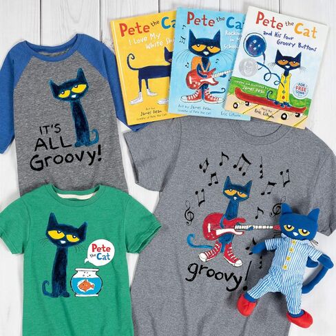 Pete the Cat - Imagine Space Rocket - Toddler and Youth Long Sleeve Graphic T-Shirt in Saudi Arabia