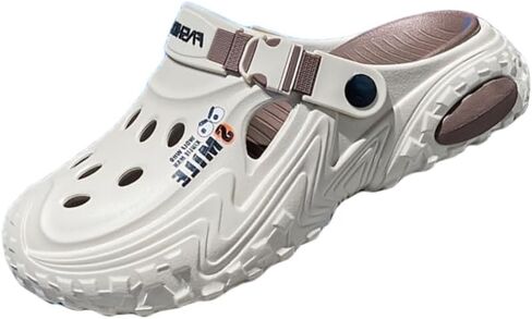 Men's breathable EVA slippers - Comfortable, anti-slip one-foot sandals with adjustable shoulder straps, suitable for outdoor and casual wear in Saudi Arabia