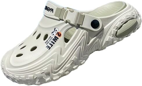 Men's breathable EVA slippers - Comfortable, anti-slip one-foot sandals with adjustable shoulder straps, suitable for outdoor and casual wear in Saudi Arabia