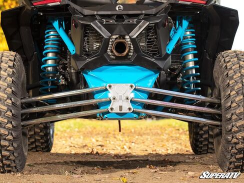 SuperATV Billet Rear Radius Rod Plate for Can-Am Maverick X3 900 / X3 X / X3 Max (See Fitment) | Adds Tow Hook | Strengthens Your Frame | Bolt-On Install in Saudi Arabia