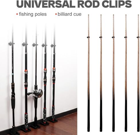 OJYDOIIIY Fishing Rod Rack Making Kit, Customize Your Own Fishing Rod Holders for Garage, Also for Pool Cue Rack in Saudi Arabia