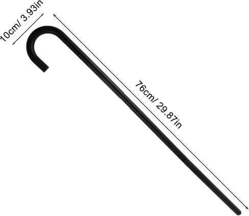 DOITOOL Halloween Costume Cane Plastic Magician Crutch Cane, Cosplay Walking Canes Detachable Staff Party Props for Adult Halloween Costume Accessories in Saudi Arabia