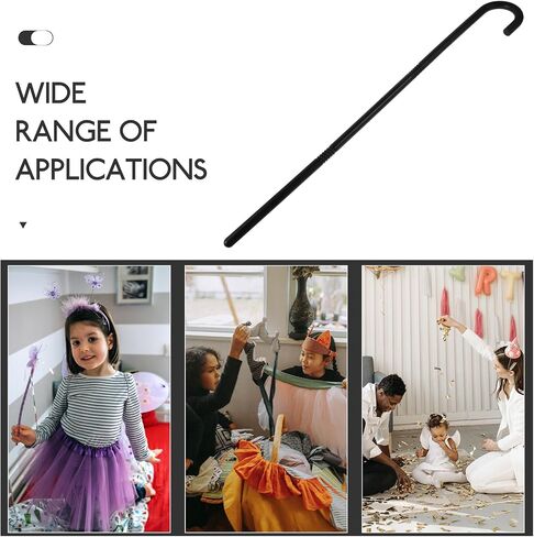 DOITOOL Halloween Costume Cane Plastic Magician Crutch Cane, Cosplay Walking Canes Detachable Staff Party Props for Adult Halloween Costume Accessories in Saudi Arabia