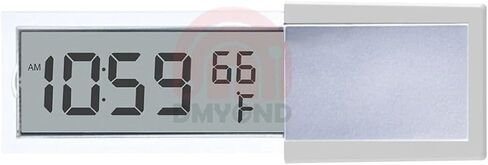 Mini Weather Station Digital Car Thermometer Thermostat Timer Clock Temperature Instruments Sensor Wall Type Meter LCD Display in Saudi Arabia