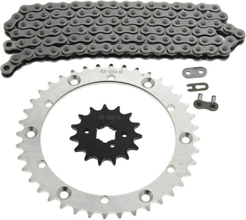 Motorcycle & Scooter Drive Parts for 89-92 For Yamaha Banshee YFZ350 520-104L Non O Ring Chain and Sprocket Silver 15/40 Mod-TZ34-S6652 in Saudi Arabia