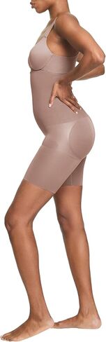 Spanx Assets High-ALAIST MID-THIGHT FROSE-SEM-SECLICAL-ضغط فائق المؤتمرات والتنفس والتحكم في الفخذ والبطن in Saudi Arabia
