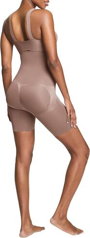 Spanx Assets High-ALAIST MID-THIGHT FROSE-SEM-SECLICAL-ضغط فائق المؤتمرات والتنفس والتحكم في الفخذ والبطن in Saudi Arabia