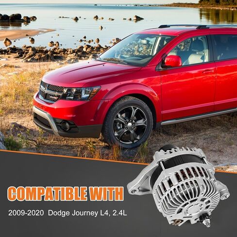 المولد 04801490AA يناسب Dodge Journey L4 2.4L 2360CC ، 2009-2020#استبدال 11440 ، A002TX0281 ، A2TX0281 ، AL6480X ، 11440N ، 4801490AA ، 4801490AC ، 4801490AD (12V) خالية من الحرش in Saudi Arabia