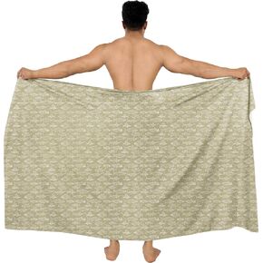 HAPPY BAY Men's Sarong Beach Pareo Aloha Wraps in Kuwait