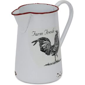 تشيونغز ديكور إبريق معدني مع شارات دجاج ديكور in Kuwait