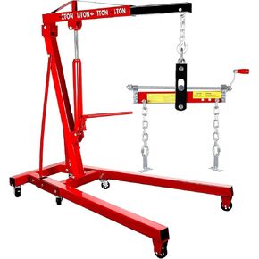 رافعة محرك 6400 رطل ، 3 طن من سبيكة شديدة التحمل من الصلب ، رافعة محرك بانتيار الكرز مع رافعة و 6 عجلات ، 8 طن مضخة هيدروليكية 4 موضع قابلة للتعديل ، لورشة العمل (3 طن جديد) in Kuwait