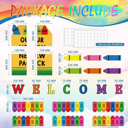 Back to School Pencil Classroom Door Cutouts Set Bulletin Board Decorations Welcome Back First Day Cutouts Classroom Wall Door Decor for Preschool Elementary Middle School(Pencil) in Saudi Arabia