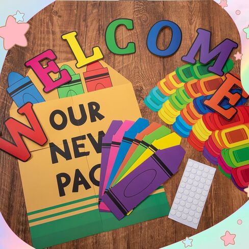 Back to School Pencil Classroom Door Cutouts Set Bulletin Board Decorations Welcome Back First Day Cutouts Classroom Wall Door Decor for Preschool Elementary Middle School(Pencil) in Saudi Arabia