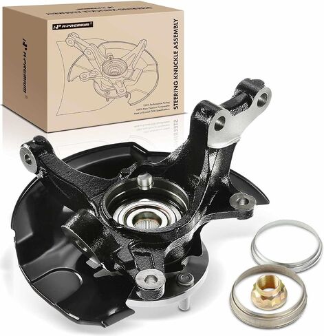 A-Premium Front Steering Knuckle & Wheel Bearing Hub Assembly Compatible with Toyota Camry 2004-2006 L4 2.4L (Built in U.S.A), w/5-Lug, Left Driver Side, Replace # 43212AA010 in Saudi Arabia
