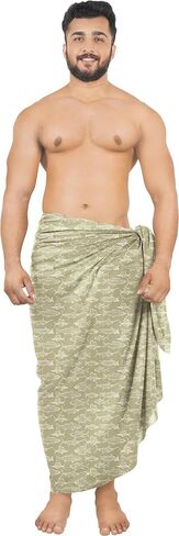 HAPPY BAY Men's Sarong Beach Pareo Aloha Wraps in Kuwait