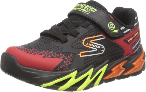 Skechers Boy's Flex-Glow Bolt Sneaker, Royal/Multi, 13.5 Little Kid in Saudi Arabia