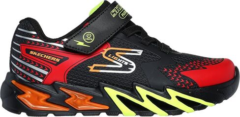 Skechers Boy's Flex-Glow Bolt Sneaker, Royal/Multi, 13.5 Little Kid in Saudi Arabia