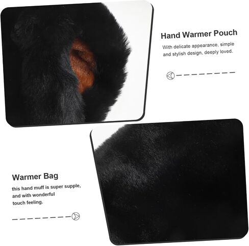 حقيبة حقيبة يدوي من Toyvian Faux Wand Wrand Work للازداد الدافئ للذراع المعزول للذراع البارد للتسوق في تسوق مريح تصميم أنيق in Saudi Arabia