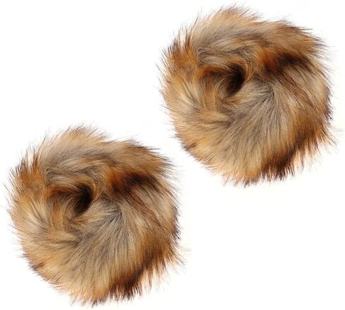 NoLitoy 1pair فو فو فرو تدفئة للنساء نطاقات الكفة المرنة لأزياء الأزياء غطاء معصم واحد لزينة الزي الأنيق الفراء in Kuwait