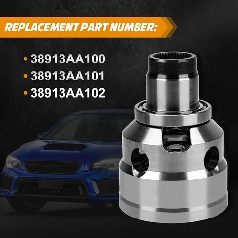 38913AA102 Center Differential Assembly Fit for Subaru Baja, Crosstrek, Forester, Impreza STI/WRX, Legacy, Outback, XV Crosstrek, 5 Speed Manual Transmissions Only, Replace Part# 38913AA100 38913AA101 in Saudi Arabia