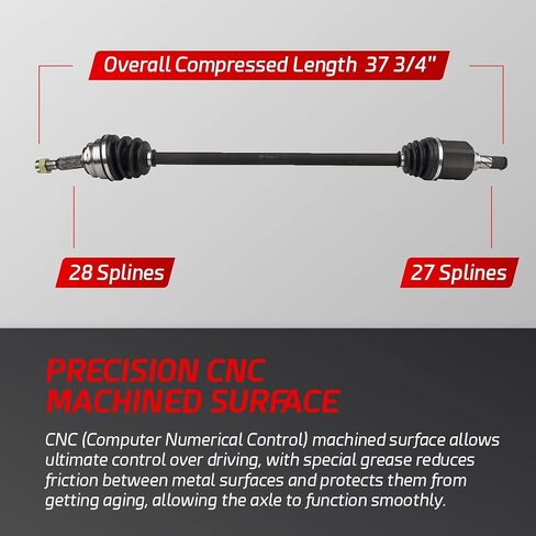 Anytek CV Axle Shaft Front Left & Right Compatible with Dodge Caliber Jeep Compass Patriot 2007-2017 2.0L 2WD w/CVT Trans. Replace# CH-8-8609 CH-8-8610 Driver & Passenger CV Axle Shaft Assembly in Saudi Arabia