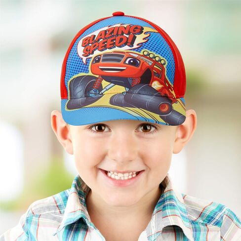 Nickelodeon Boys Blaze & The Monster Machines 2 Pack Cotton Baseball Cap (Ages 2-4) With Sunglasses in Saudi Arabia