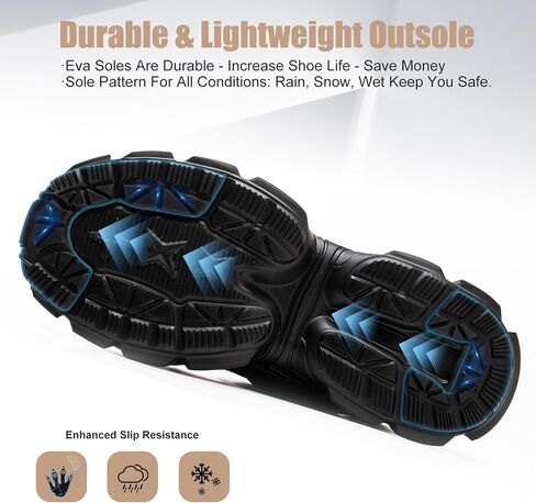 Steel Toe Shoes for Women Men Wide Non Slip Composite Work Sneakers Indestructible Comfortable Safety Tennis Shoes Lightweight Breathable Construction Sneakers Puncture Proof Ergonomic Design in Saudi Arabia