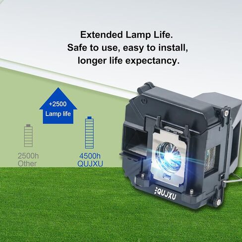 مصباح بروجيكتور ELPLP95 مع مبيت لإبسون EB-2250U /2255U /2265U /5530U /2245U /2155W /5510/2250 /PowerLite 2250U /2255U /5535U /2155W /2265U /5510 /2245U /2065 مصباح بروجيكتور بديل in Kuwait