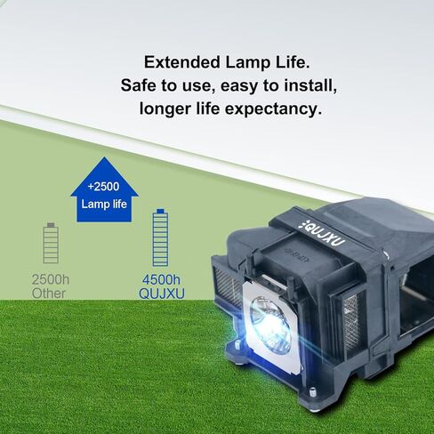 مصباح بروجيكتور ELPLP95 مع مبيت لإبسون EB-2250U /2255U /2265U /5530U /2245U /2155W /5510/2250 /PowerLite 2250U /2255U /5535U /2155W /2265U /5510 /2245U /2065 مصباح بروجيكتور بديل in Kuwait
