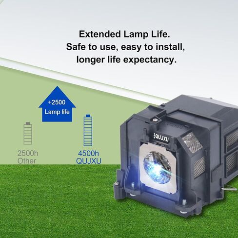 مصباح بروجيكتور ELPLP95 مع مبيت لإبسون EB-2250U /2255U /2265U /5530U /2245U /2155W /5510/2250 /PowerLite 2250U /2255U /5535U /2155W /2265U /5510 /2245U /2065 مصباح بروجيكتور بديل in Kuwait