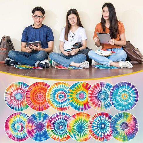 12 PCS Carpet Circle مقعدًا ، سجادة فصول دراسية مستديرة 15 بوصة ، حصيرة وسادة أرضية غير قسيمة ، سجادة وقت الدائرة لغرفة المعيشة ، التعلم ، المناطق ، وقت القصة ، نشاط المجموعة (حيوان) in Kuwait