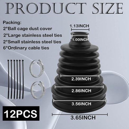 2PCS CV Boot Repair Kit, Engineer Split CV Joint Boot Silicone Cover Waterproof & Dustproof for Shaft 19-24mm, Universal Constant Velocity Joint Boots for Most Cars Front/Rear Axle in Saudi Arabia
