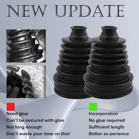 2PCS CV Boot Repair Kit, Engineer Split CV Joint Boot Silicone Cover Waterproof & Dustproof for Shaft 19-24mm, Universal Constant Velocity Joint Boots for Most Cars Front/Rear Axle in Saudi Arabia