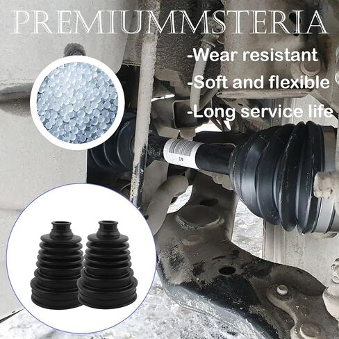 2PCS CV Boot Repair Kit, Engineer Split CV Joint Boot Silicone Cover Waterproof & Dustproof for Shaft 19-24mm, Universal Constant Velocity Joint Boots for Most Cars Front/Rear Axle in Saudi Arabia