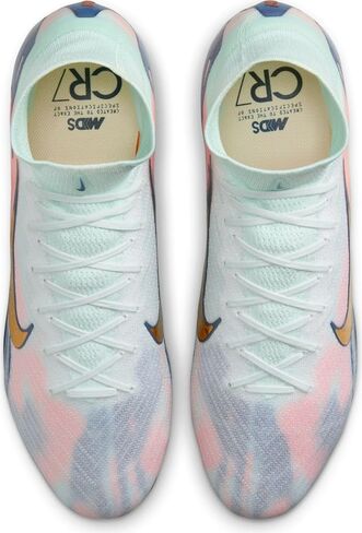 Nike Superfly 10 Elite Mercurial Dream Speed FG High-Top Soccer Cleats (FZ1385-300, Barely Green/Crimson Pulse/Metallic Gold Coin) in Saudi Arabia