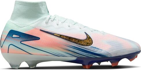 Nike Superfly 10 Elite Mercurial Dream Speed FG High-Top Soccer Cleats (FZ1385-300, Barely Green/Crimson Pulse/Metallic Gold Coin) in Saudi Arabia