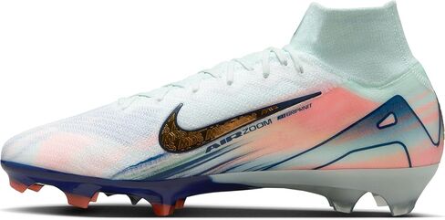 Nike Superfly 10 Elite Mercurial Dream Speed FG High-Top Soccer Cleats (FZ1385-300, Barely Green/Crimson Pulse/Metallic Gold Coin) in Saudi Arabia