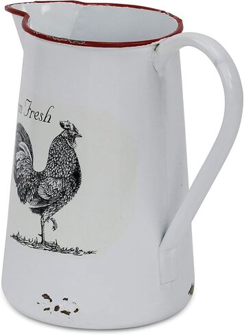 تشيونغز ديكور إبريق معدني مع شارات دجاج ديكور in Kuwait