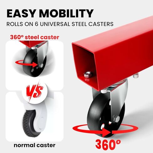 رافعة محرك 6400 رطل ، 3 طن من سبيكة شديدة التحمل من الصلب ، رافعة محرك بانتيار الكرز مع رافعة و 6 عجلات ، 8 طن مضخة هيدروليكية 4 موضع قابلة للتعديل ، لورشة العمل (3 طن جديد) in Kuwait